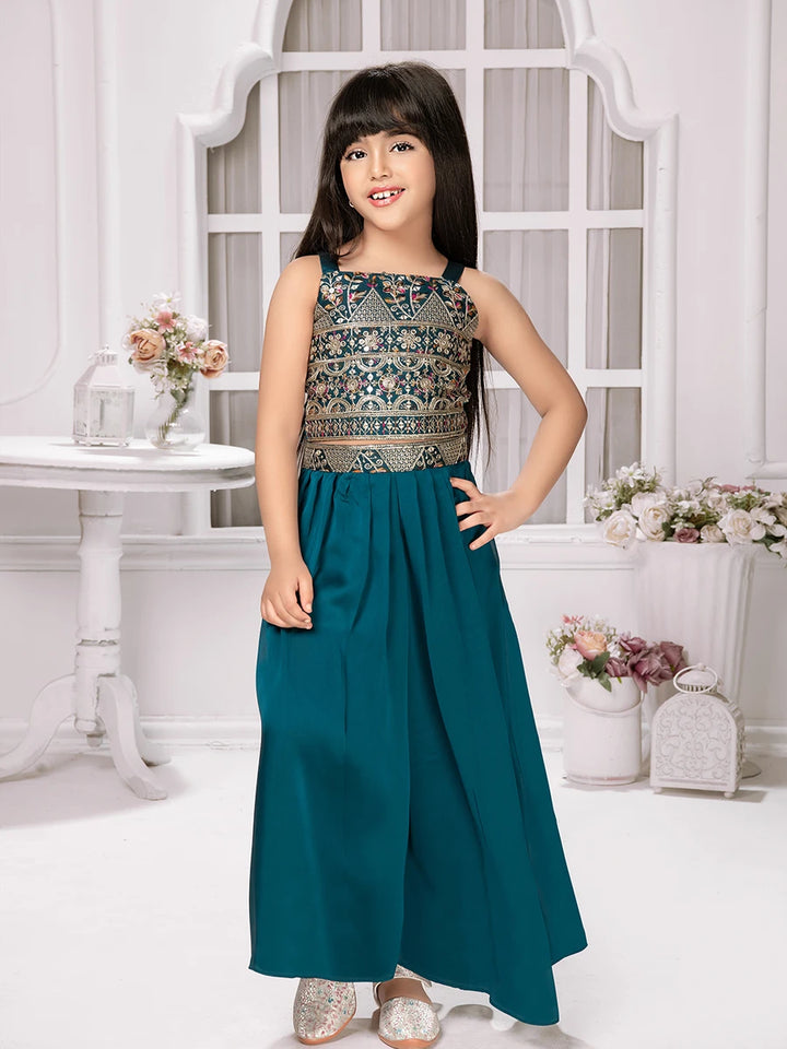 Starlit Elegance Palazzo Set | Party-Perfect Outfit for Kids