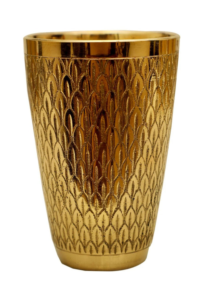 Traditional Brass Water Jar & 6 Glass Set | Nakashi brass kitchenware set - Brass Jar & 6 Glass Set â€“ Nakashi Design