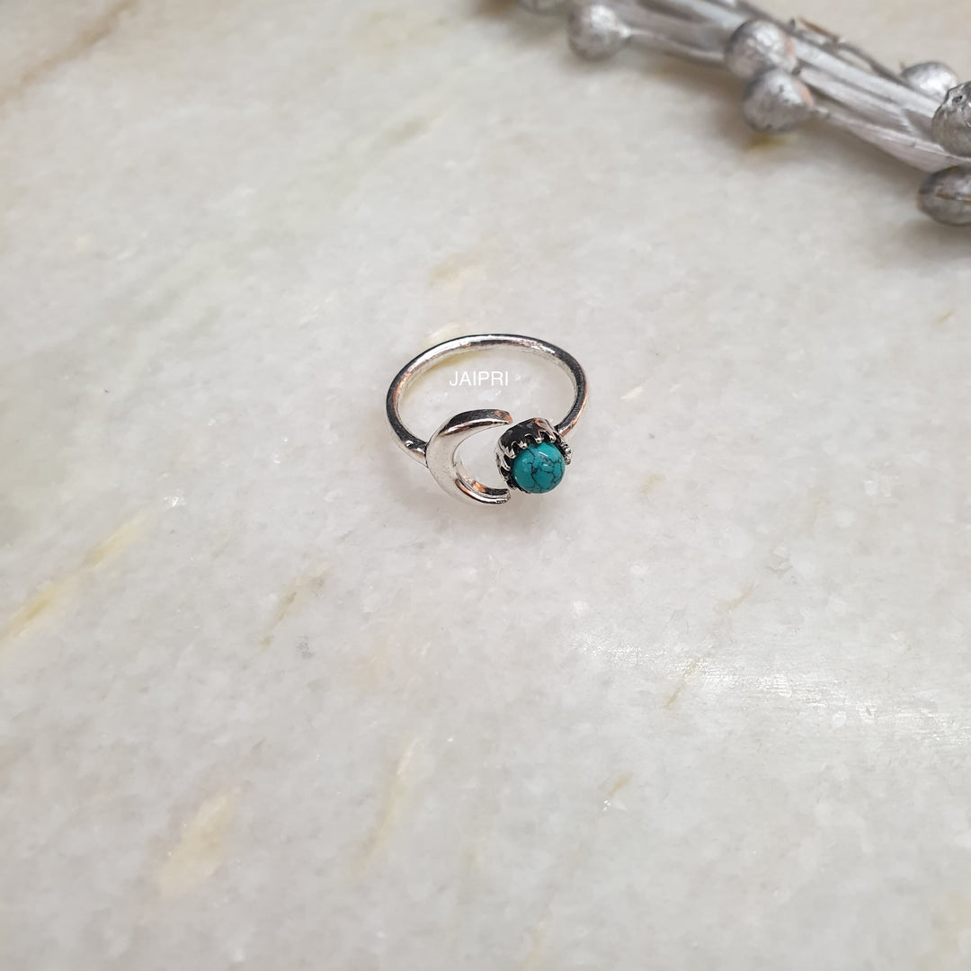 Turquoise Stone | Freesize Handmade Ring Edition