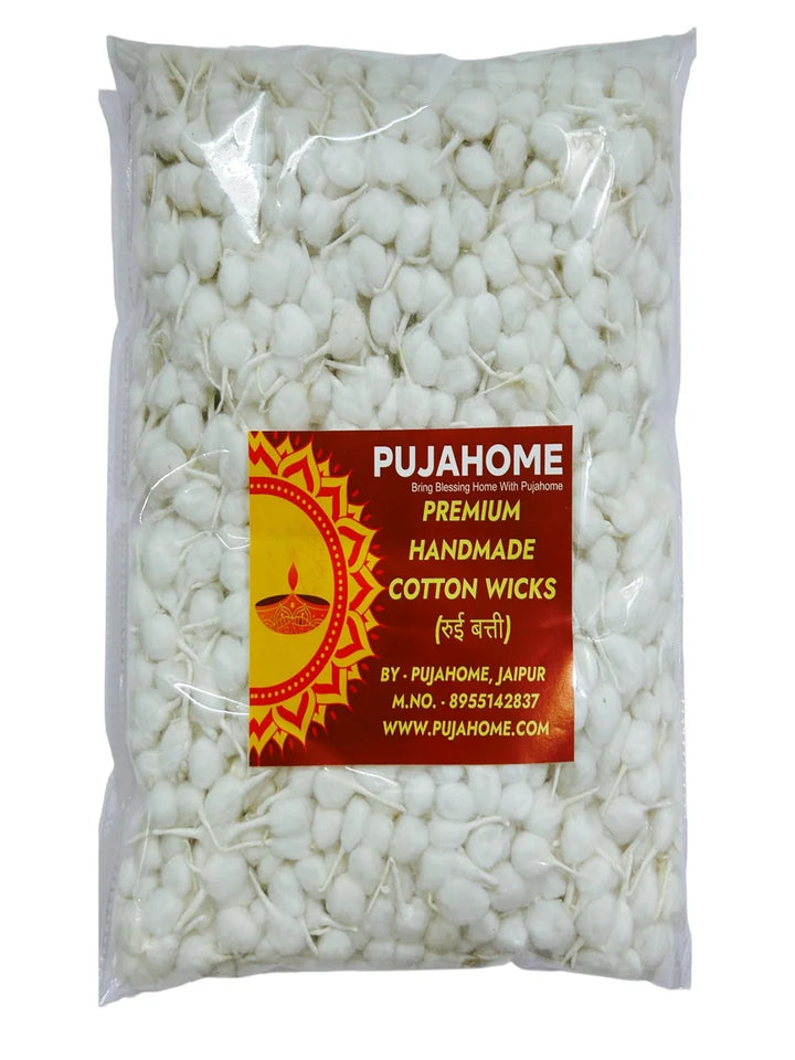 Handmade Round Cotton Wicks White (4100 Pieces)