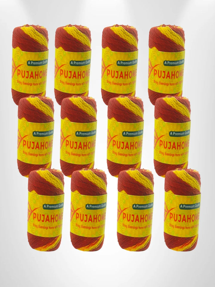 Kalawa Raksha Sutra Moli Dhaga 100% Cotton - Each 10 Grams (Pack of 12)