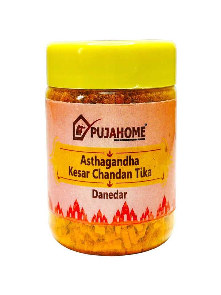 Premium Asthagandha Kesar Chandan Tika Danedar 100 Gram Box