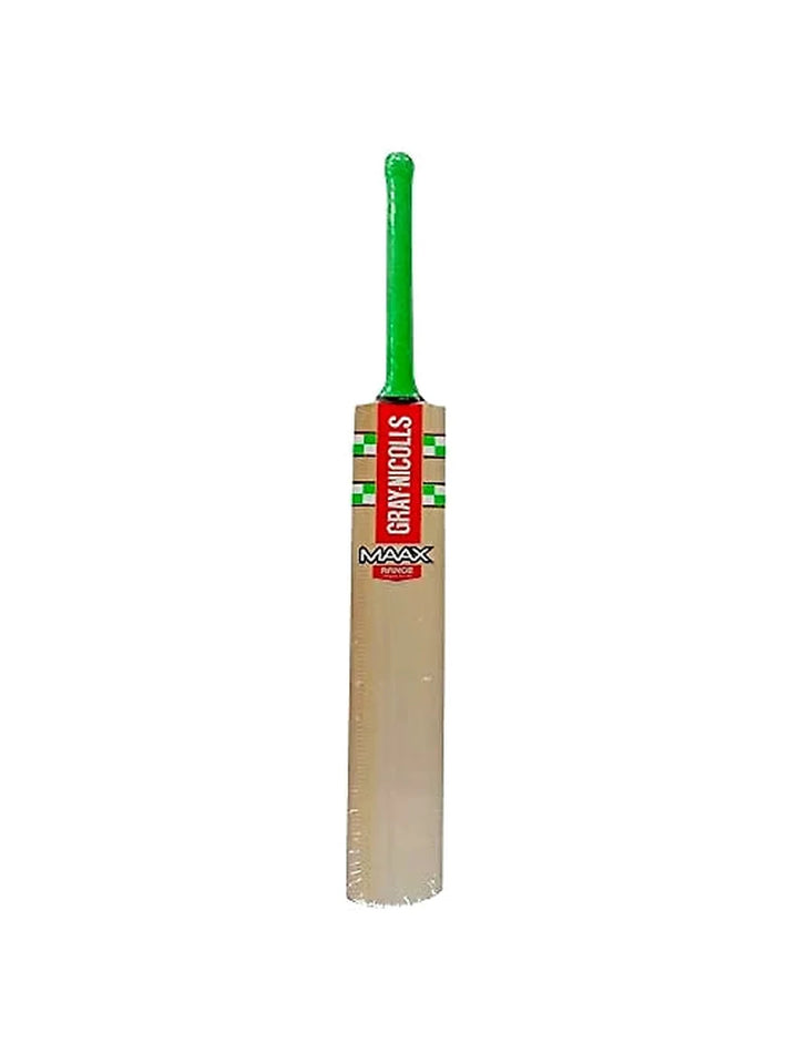 Gray Nicolls Maax Kashmir Willow Cricket Bat | Short Handle | Natural Finish