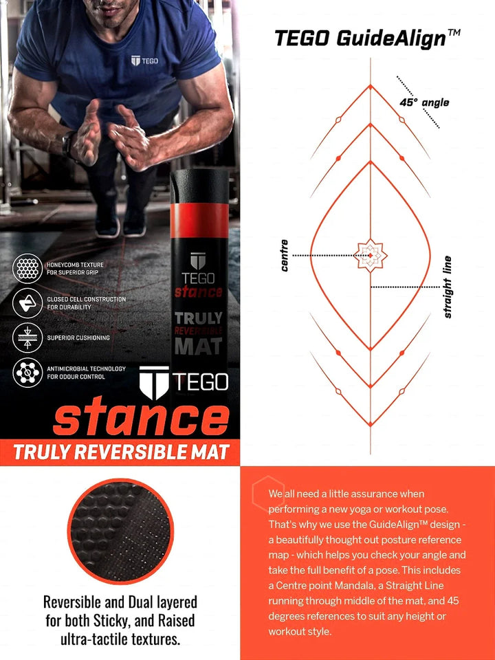 Truly Reversible Mat with GuideAlign