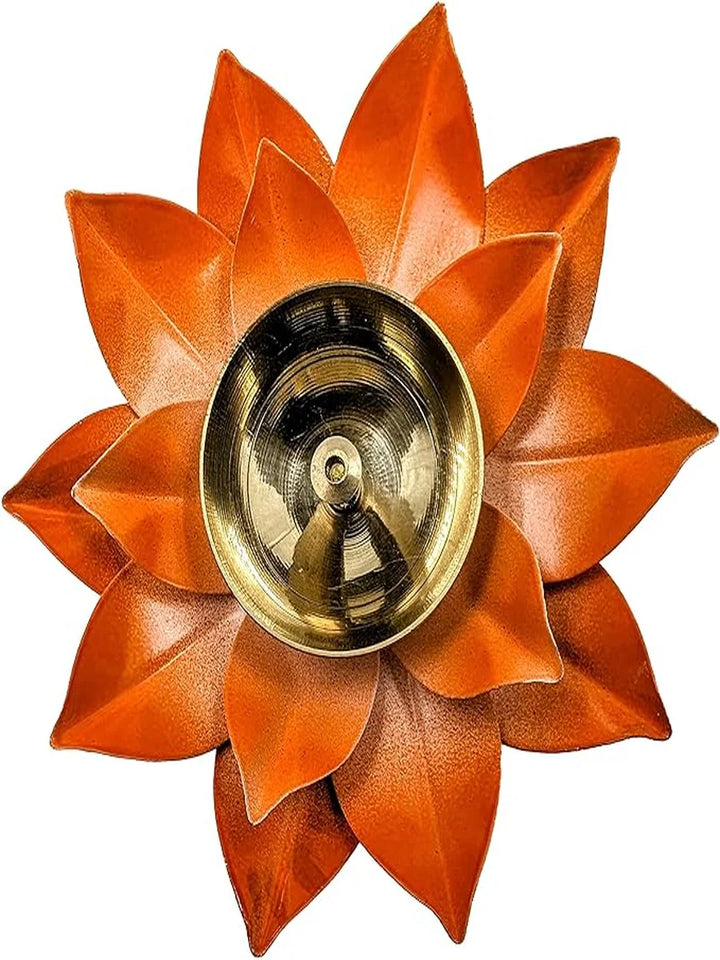 Brass Lotus Diyas for Home Decoration – Puja Akhand Diya