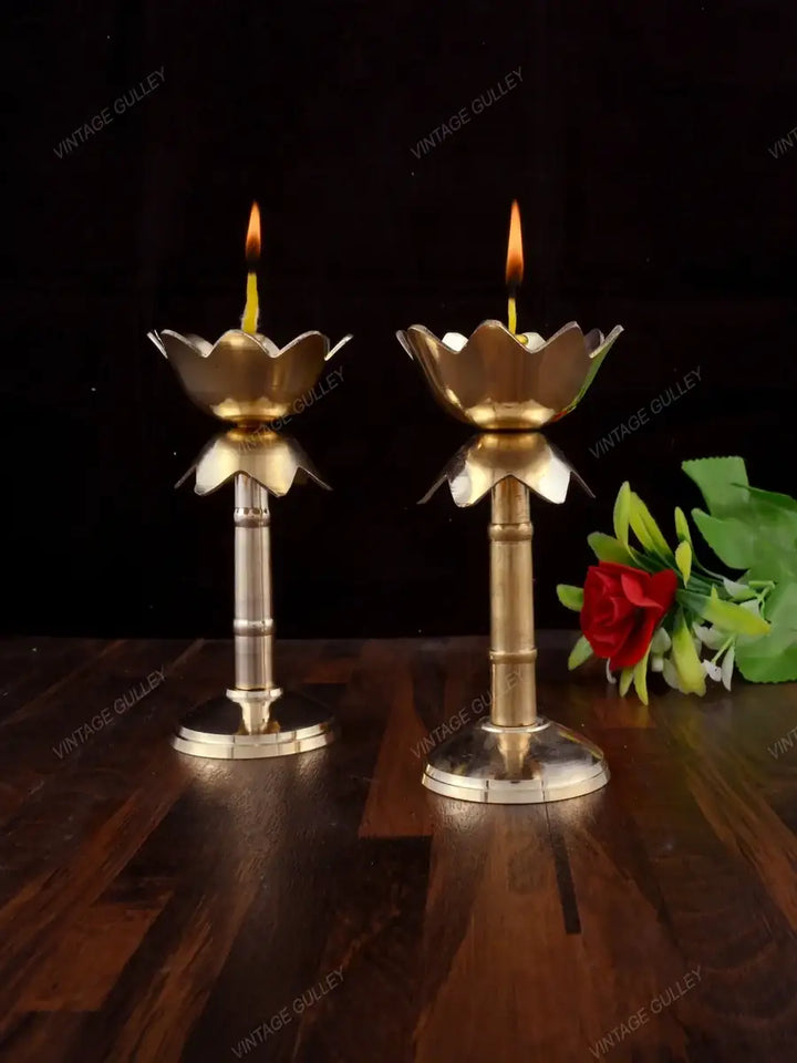 Brass Diya | Handcrafted Decorative Oil Lamp for Special Occasions