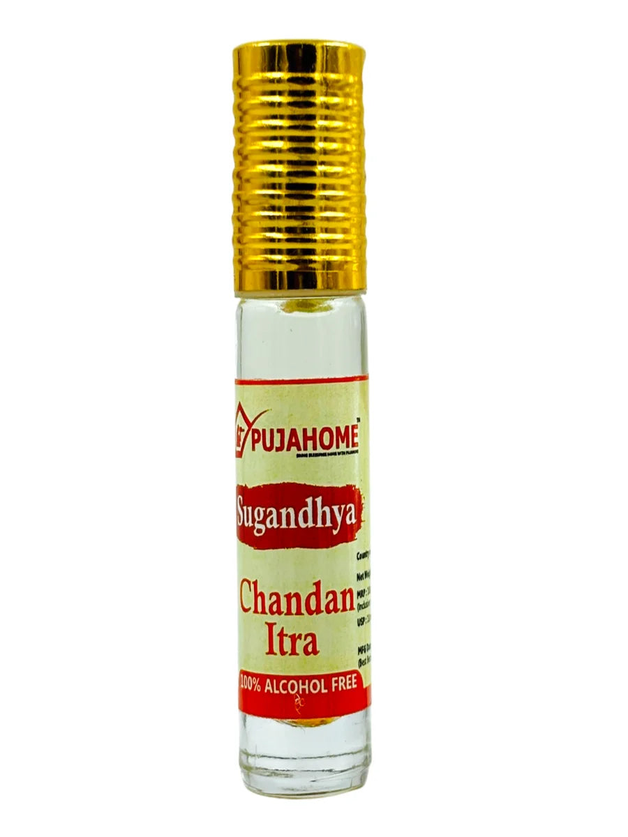 Sugandhya Chandan Itra For Puja 6ML (Pack of 3)