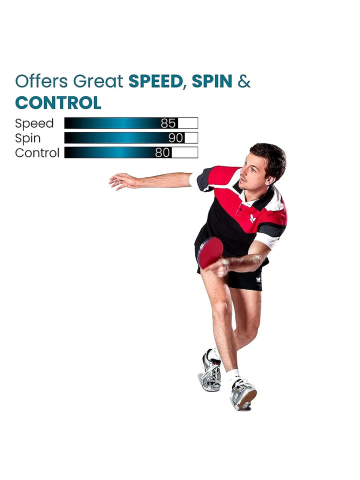 STAG ITTF Approved Rubber All Round Advanced Table Tennis Racquet