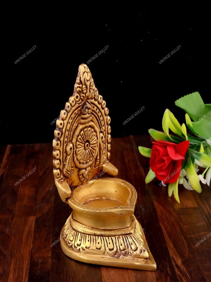 Brass Diya | Decorative Home Accent for Festivals & Pooja Ceremonies