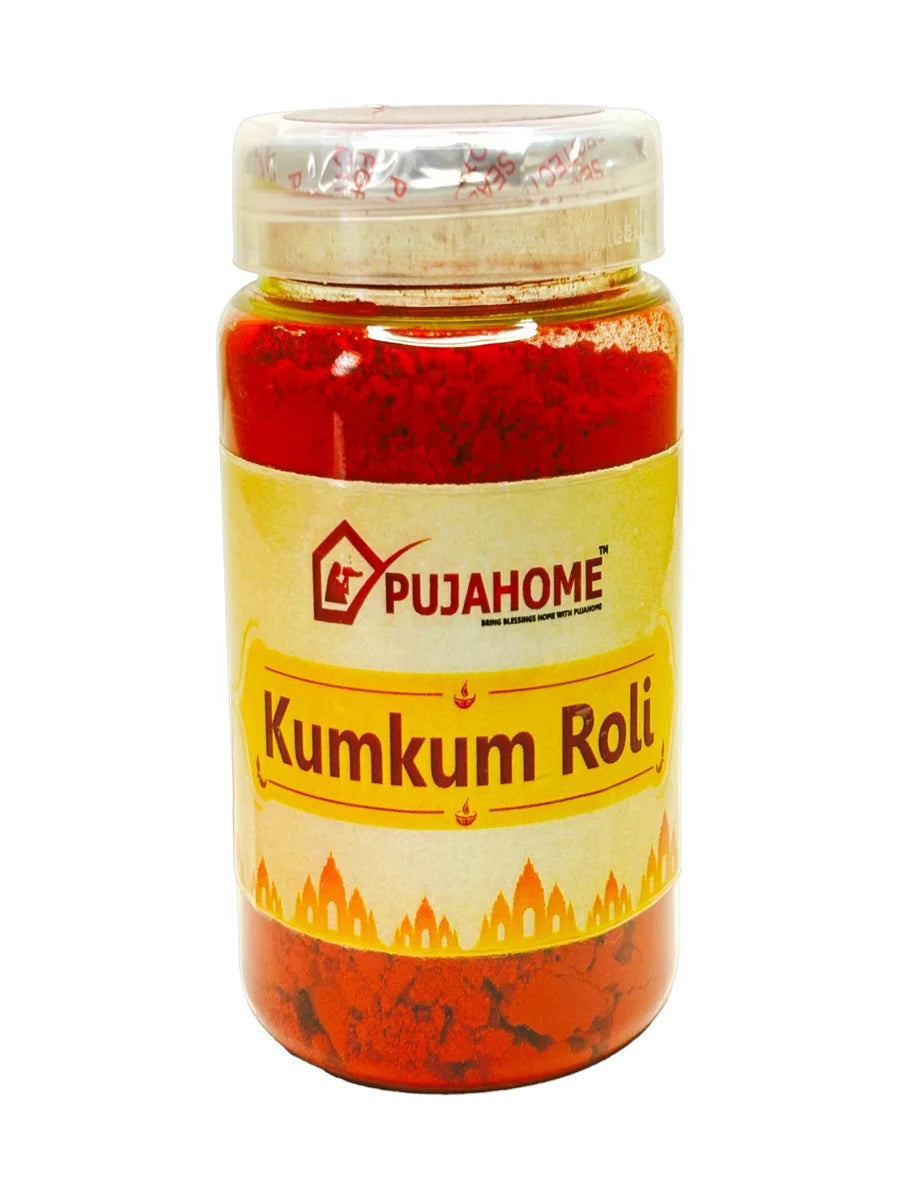Roli Pure Haldi Kumkum - Original Puja Roli | Natural & Pure kumkum (100g)