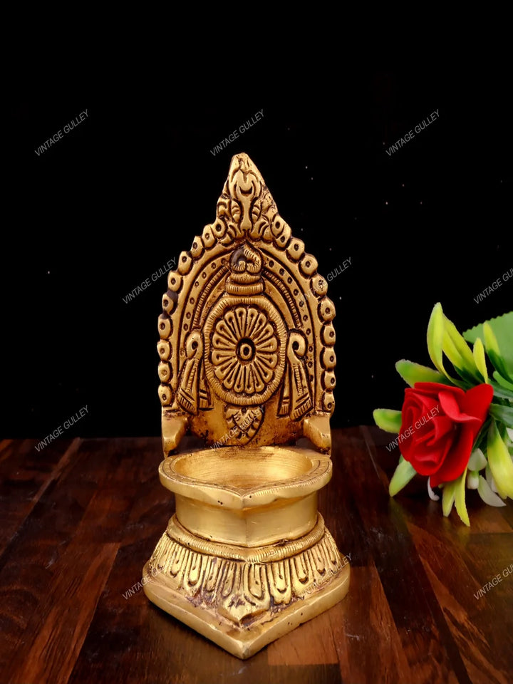 Brass Diya | Decorative Home Accent for Festivals & Pooja Ceremonies