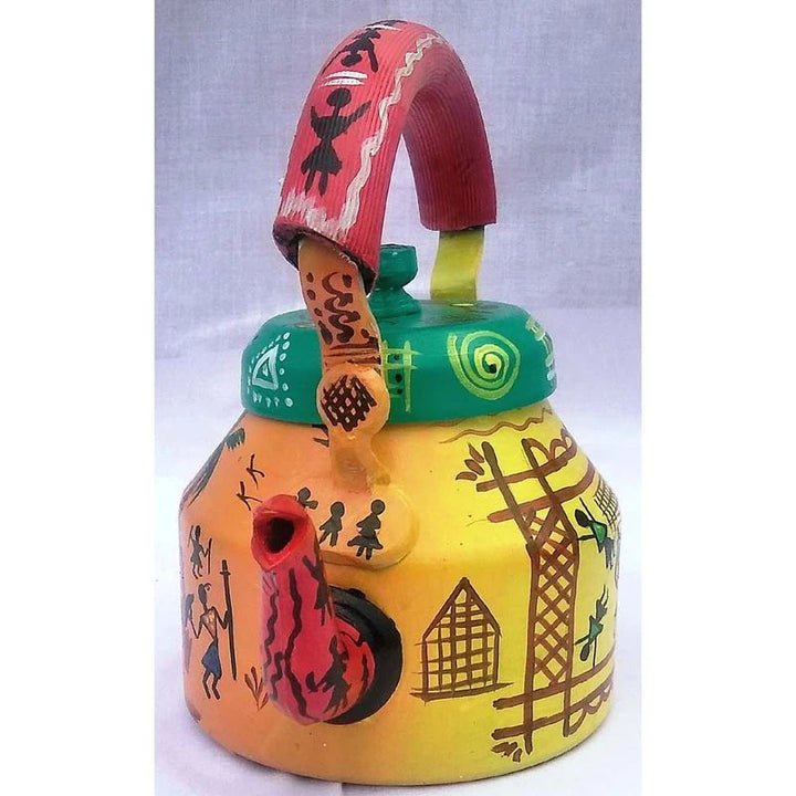 Elegant Handpainted Tea Kettle | 1L Decorative Home Decor Unique Gift