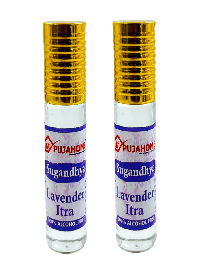 Sugandhya Lavender Itra For Puja 6ML (Pack of 2)