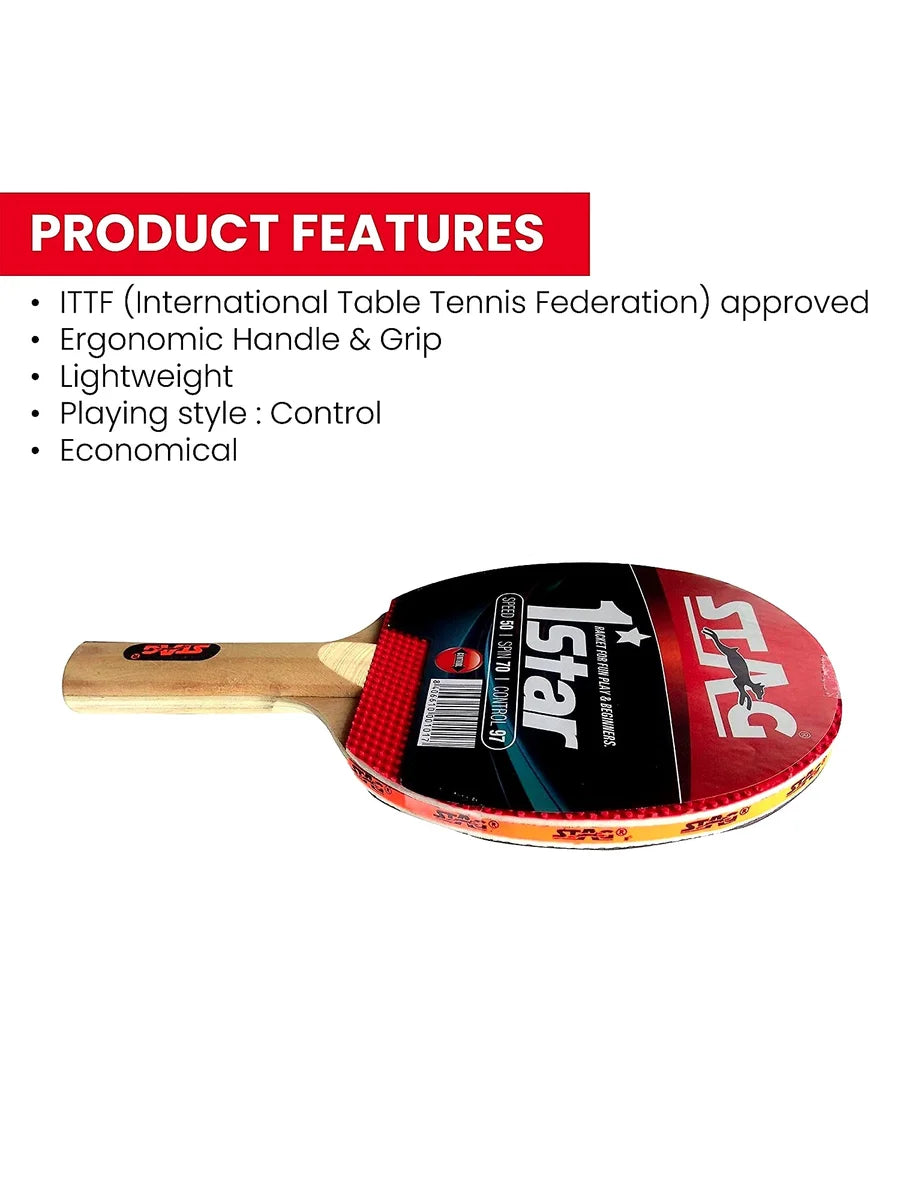 Stag 1 Star Table Tennis Racket