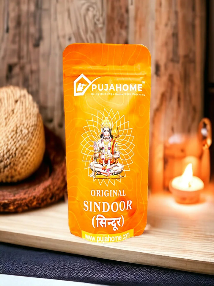Original Hanuman Ji Sindoor | Orange Sindoor |100% Pure Hanuman Ji Pooja Sindoor | Hanuman Chola Sindoor
