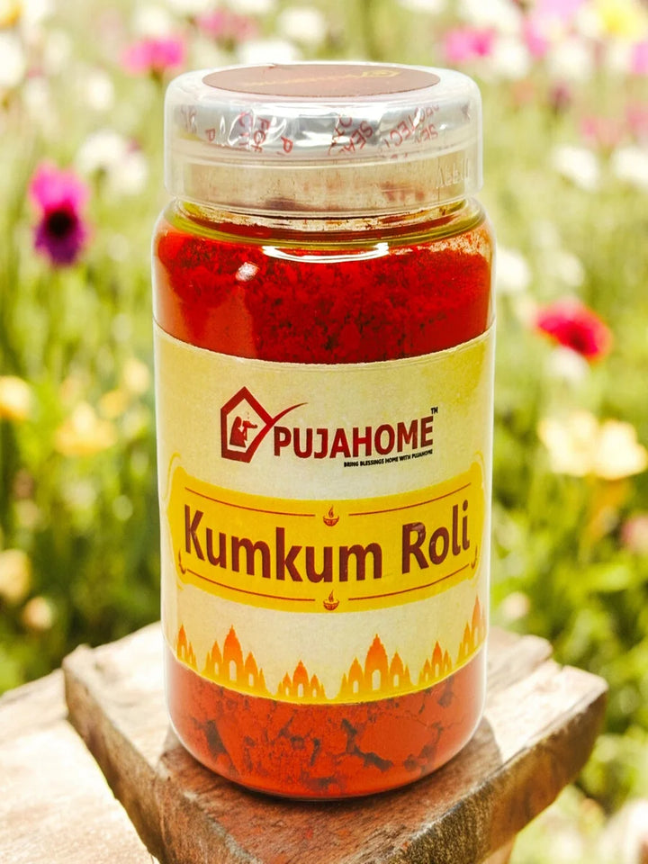 Roli Pure Haldi Kumkum - Original Puja Roli | Natural & Pure kumkum (100g)