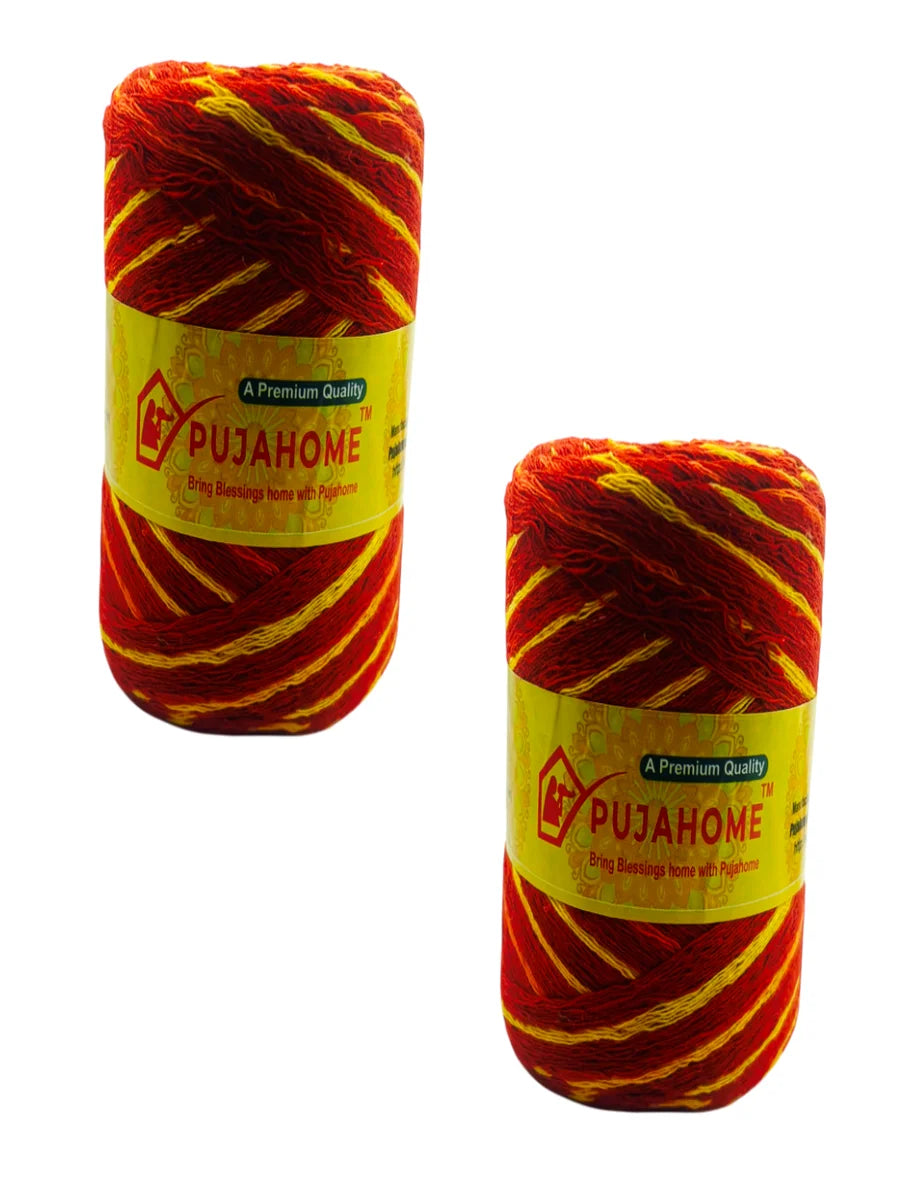 Kalawa Raksha Sutra Moli Dhaga 100% Cotton Saced Thread Moli 125 Gram Size