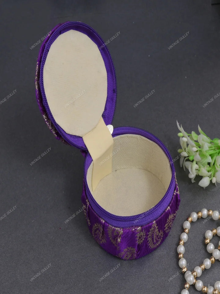 Embroidery Bangle Box Organizer | Stylish Storage Solution for Bangles