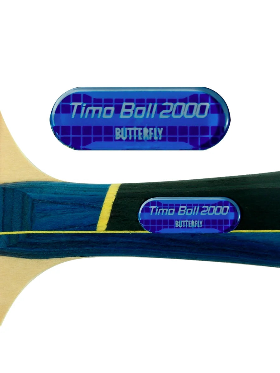 Butterfly Timo Boll 2000 Table Tennis Racquet (81 g): High-Speed Table Tennis Racket for Novice and Intermediate Players