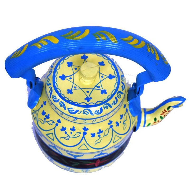 Folk Handpainted Tea Pot | Stylish Tableware with Indian Touch