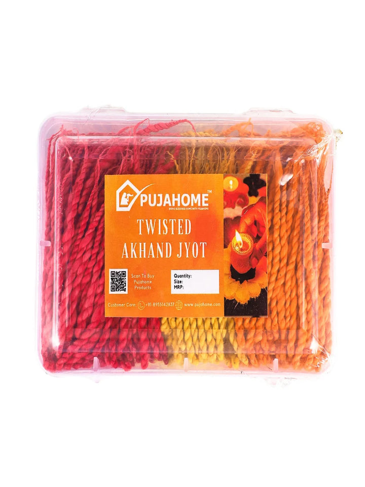Twisted Cotton Short Wick (24Hours Burning, 600+ Pieces), Multi Colour