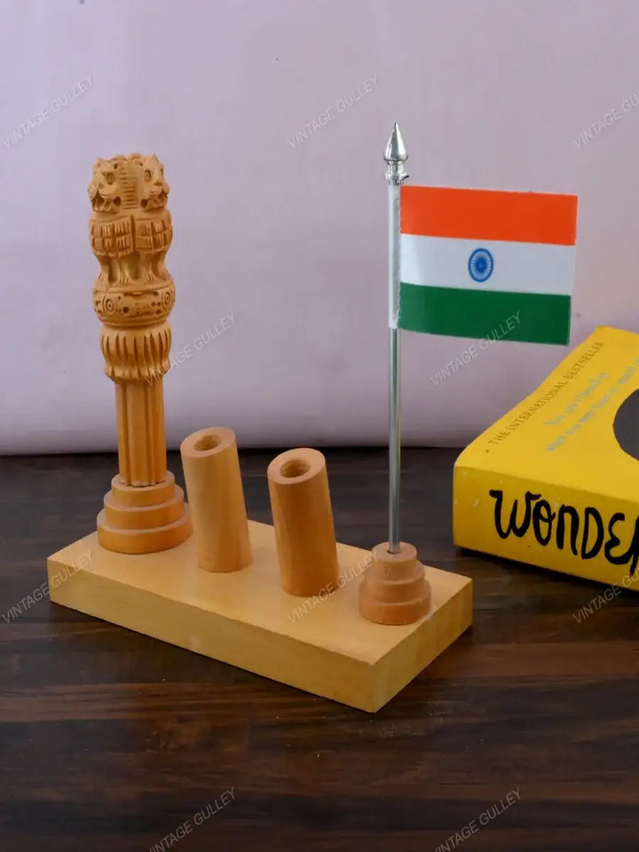 Wooden Pen Stand | Premium Quality Desk Organizer | Perfect Gift for Any Occasion