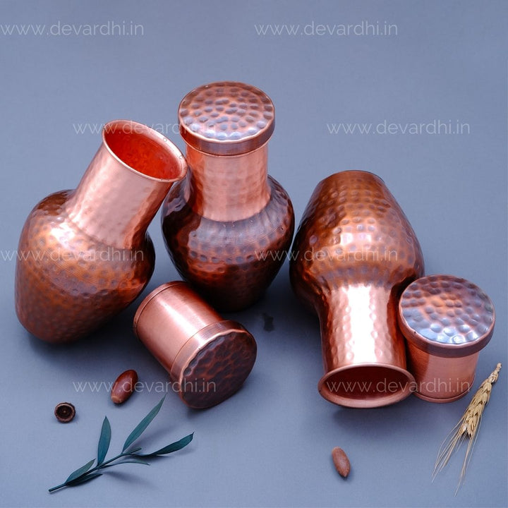 Shivam Copper Antique Jar | High-Quality Rust-Resistant Décor