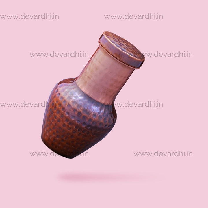 Shivam Copper Antique Jar | High-Quality Rust-Resistant Décor