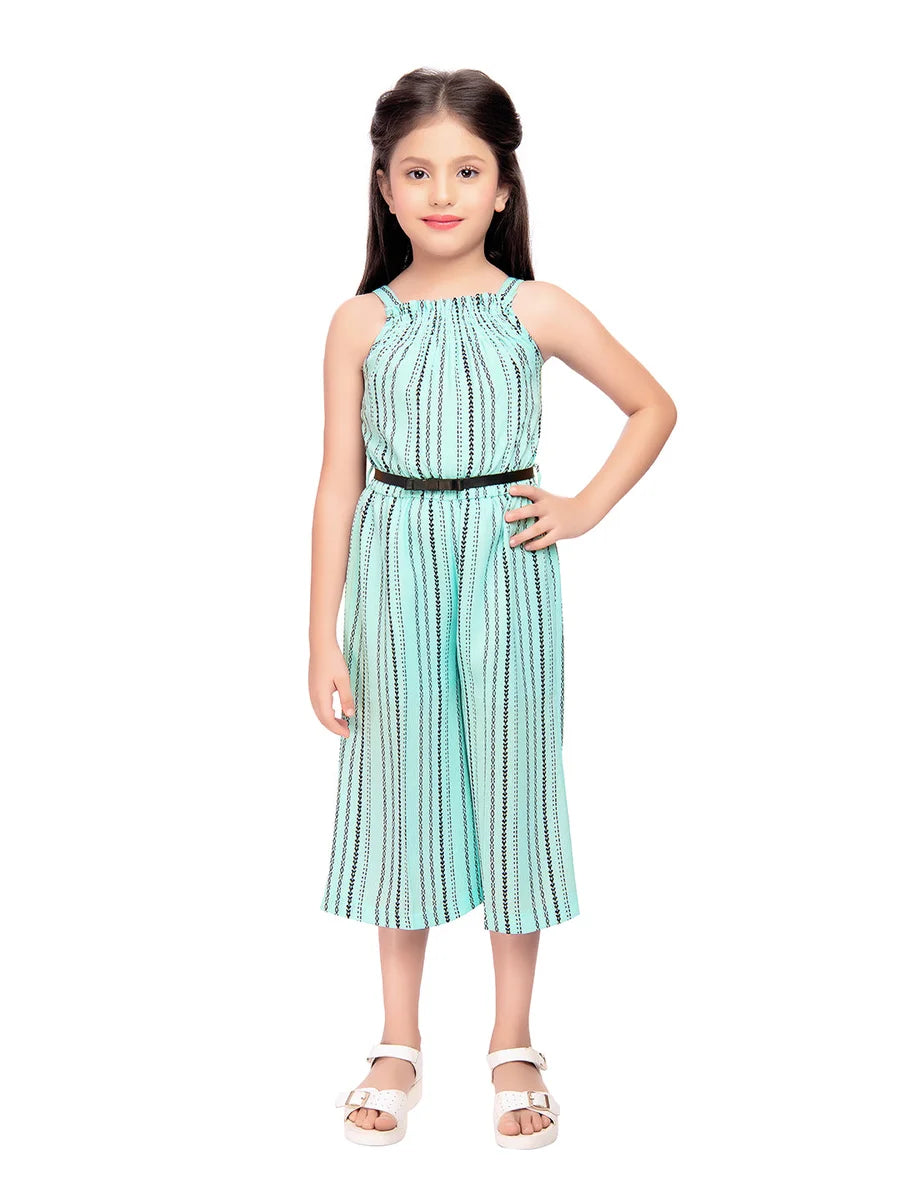 Designer Jumpsuit for Girls | Trendy Blue Jumpsuit for Casual Wear