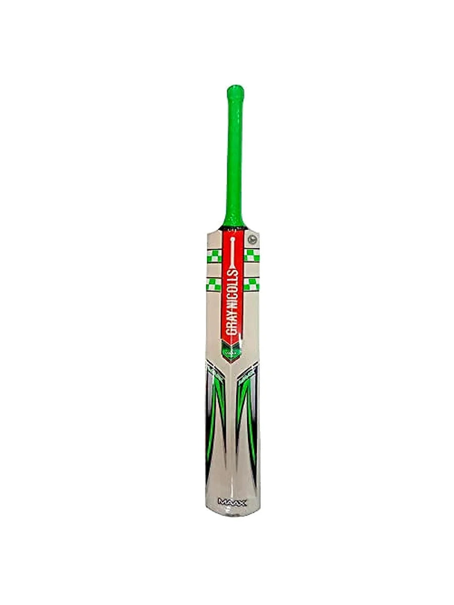Gray Nicolls Maax Kashmir Willow Cricket Bat | Short Handle | Natural Finish