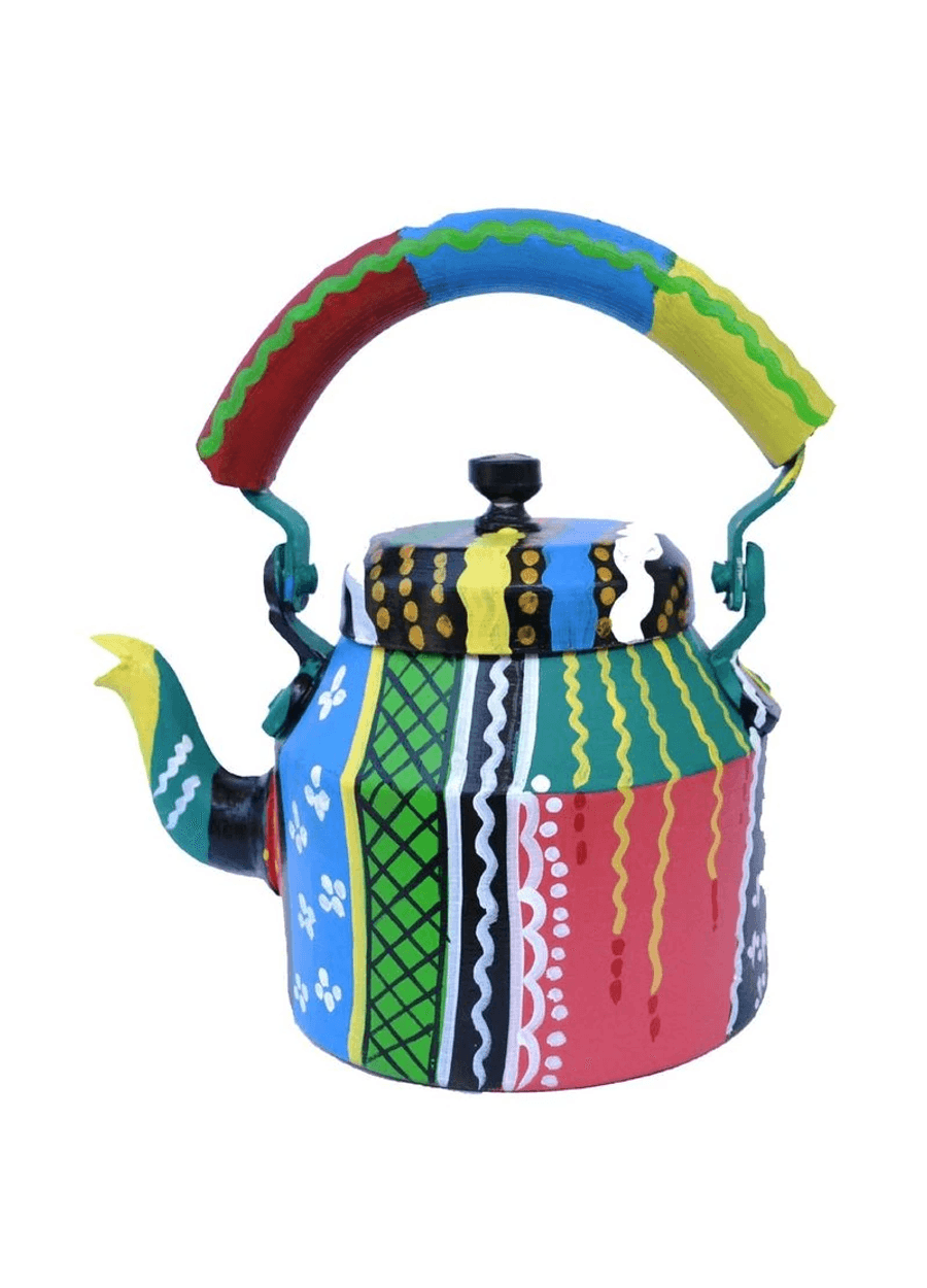 Handpainted Tea Kettle 1L | Decorative Serveware for Gifting