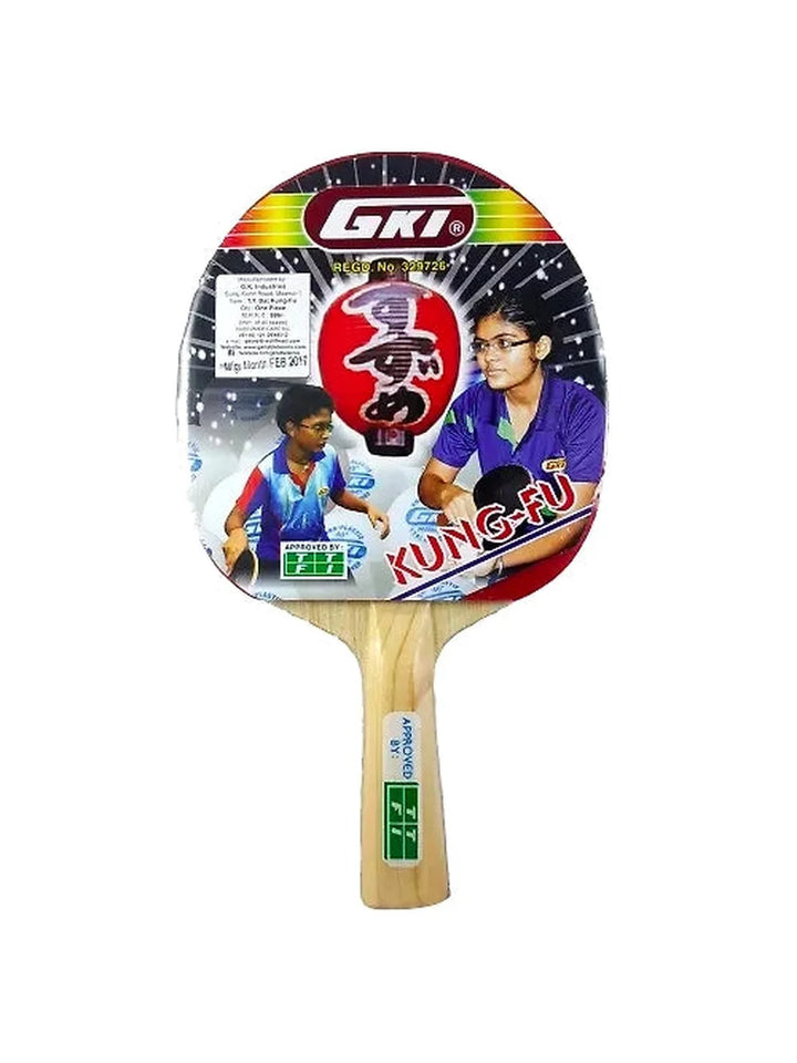 GKI Kung Fu Table Tennis Bat: Professional Ping Pong Racket for Explosive Attacking Play