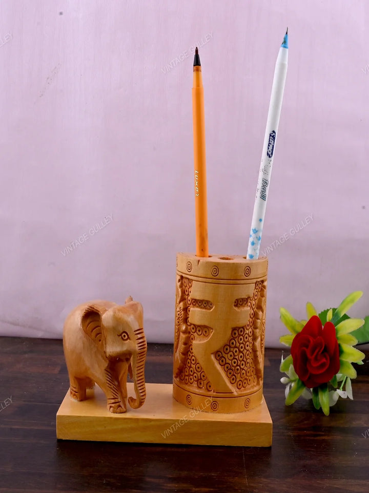 Wooden Pen Stand | High-Quality Craftsmanship | Perfect Gift for Any Occasion