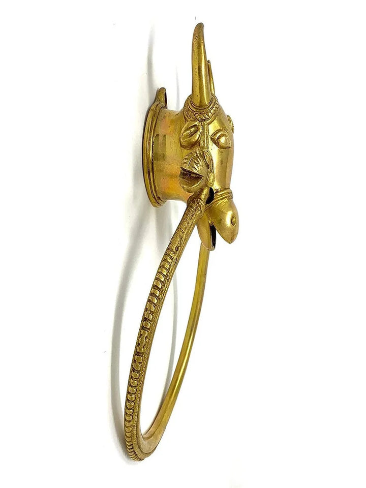 Antique Brass Door Knocker | Unique Wall Decor for Elegant Entrances