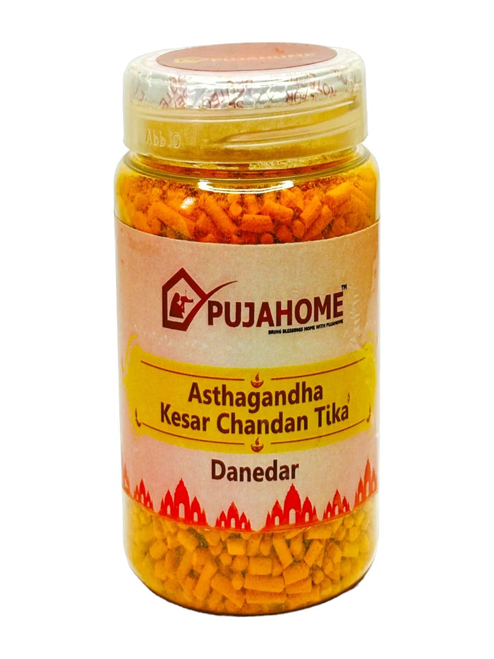 Premium Asthagandha Kesar Chandan Tika Danedar 200Gram Box
