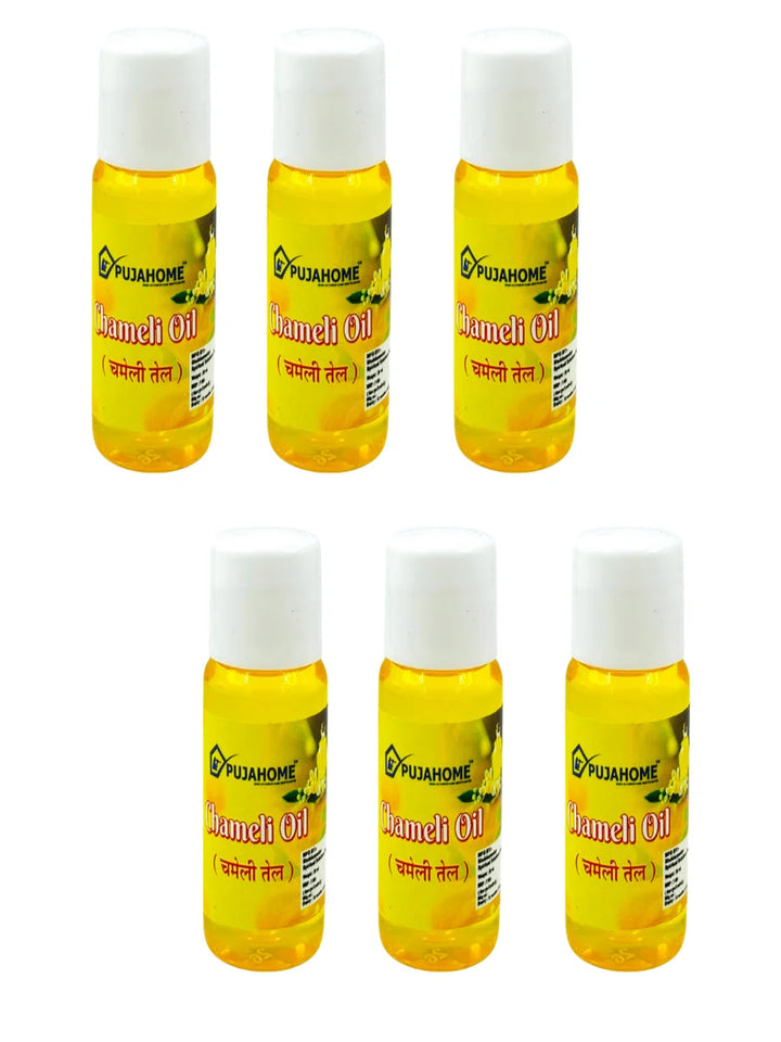 Pujhome Chameli Oil For Puja 30 ml Bottle(Pack of 6)
