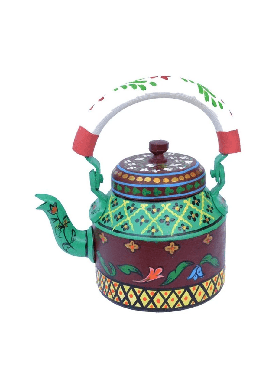 Designer Tea Kettle 1L | Unique Handpainted Kitchen Accent