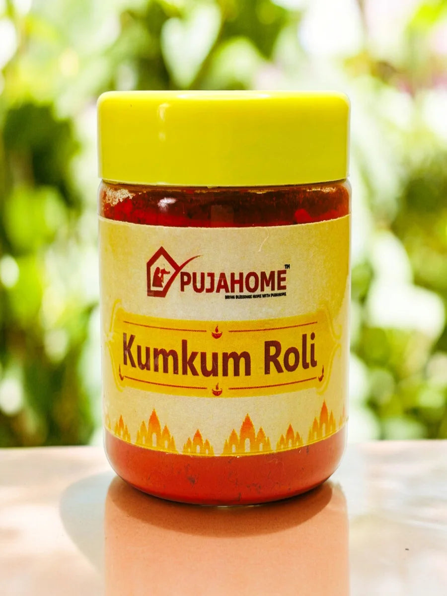 Roli Pure Haldi Kumkum - Original Puja Roli | Natural & Pure kumkum (50g)