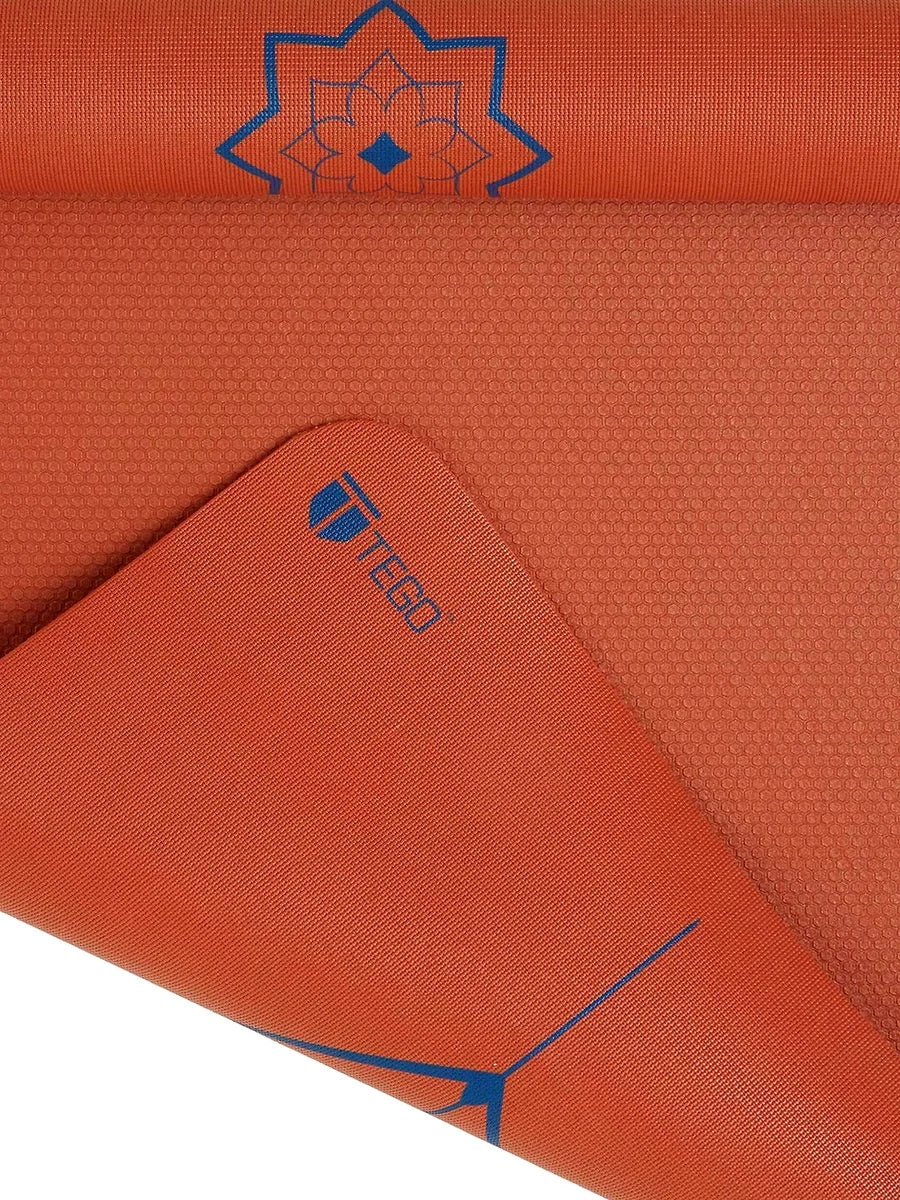 TEGO Stance Truly Reversible Yoga Mat with GuideAlign - (Without Bag )