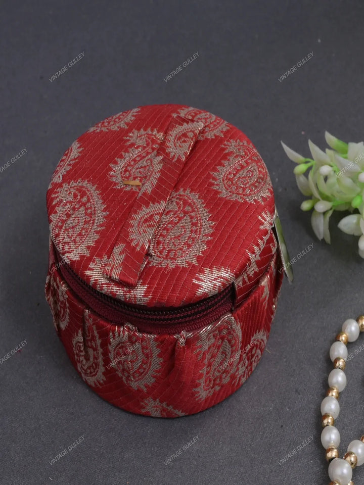 Embroidery Bangle Box Organizer | Stylish Storage Solution for Bangles
