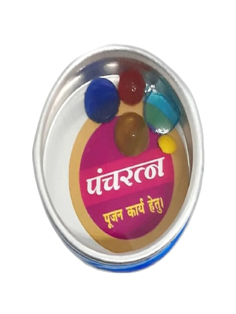 Panch Ratan Stones for Pooja in Multi Colours and Small Size