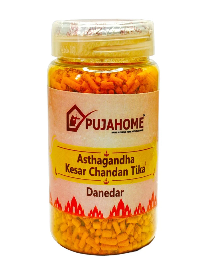 Premium Asthagandha Kesar Chandan Tika Danedar 200Gram Box